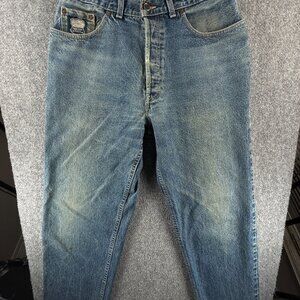 VTG Levi's Silver Tab Blue Jeans Patina Lot 702 Grand Silver Medal ACTL 33X33
